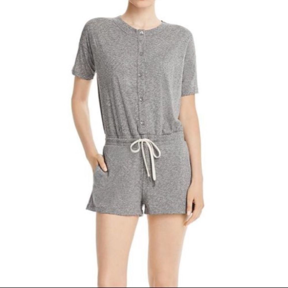 N:PHILANTHROPY | Gray Finn Drawstring Romper S